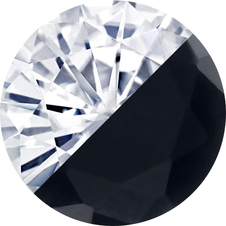 White Moissanite - Onyx