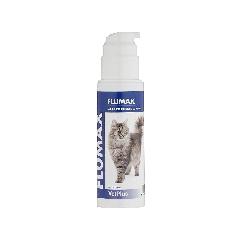 Flumax Respiratory Supplement for Cats - Natural Immune Support & Allergy Relief - Helps with Coughing, Sneezing & Congestion - Ideal for Indoor & Outdoor Cats