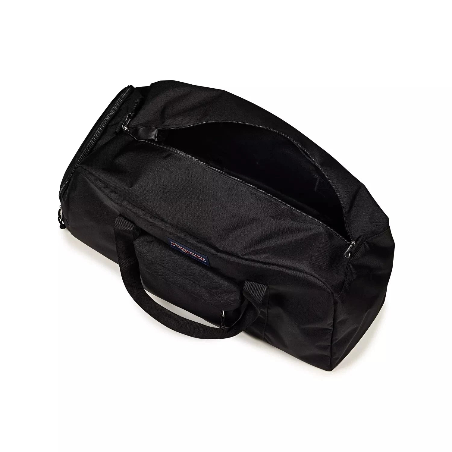 JanSport Weekender Large Duffel Bag - Black | Durable Travel Duffel for Weekend Trips, Gym & Sports Gear | Perfect for Camping, Workouts & Overnight Stays