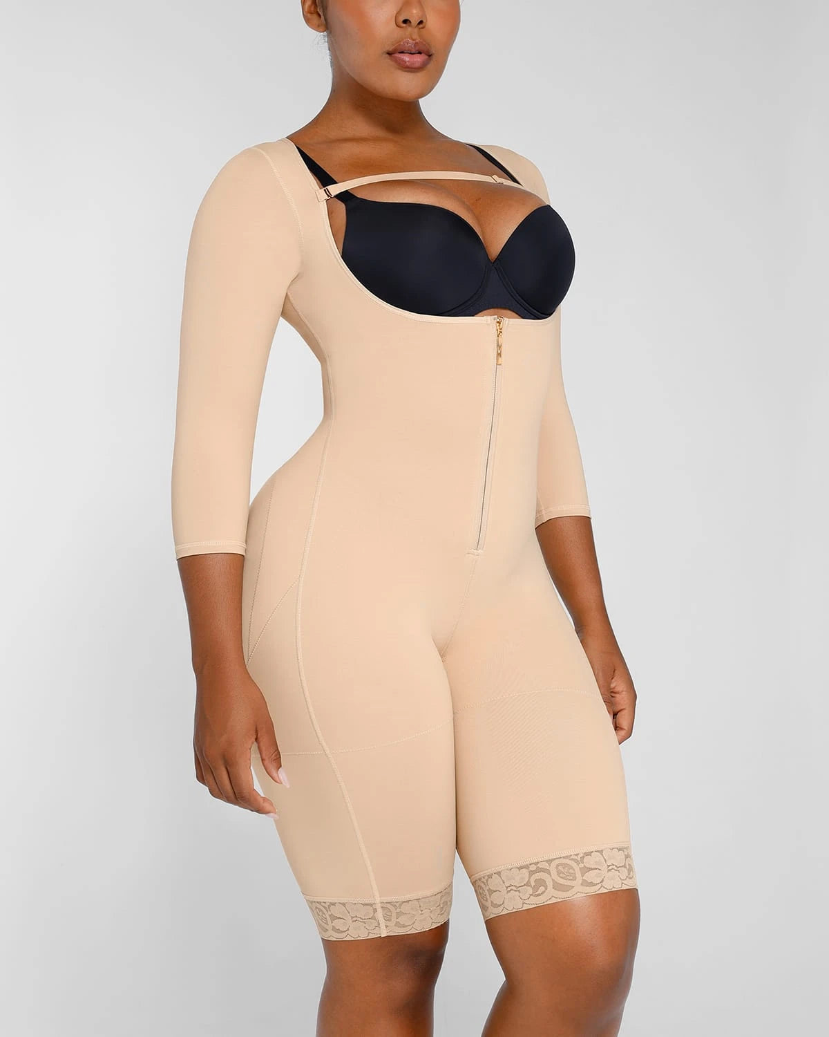 AirSlim® Open Bust Butt Lifting Bodysuit - Shapewear for Women, Tummy Control & Booty Enhancement | Perfect for Dresses, Jeans & Special Occasions
