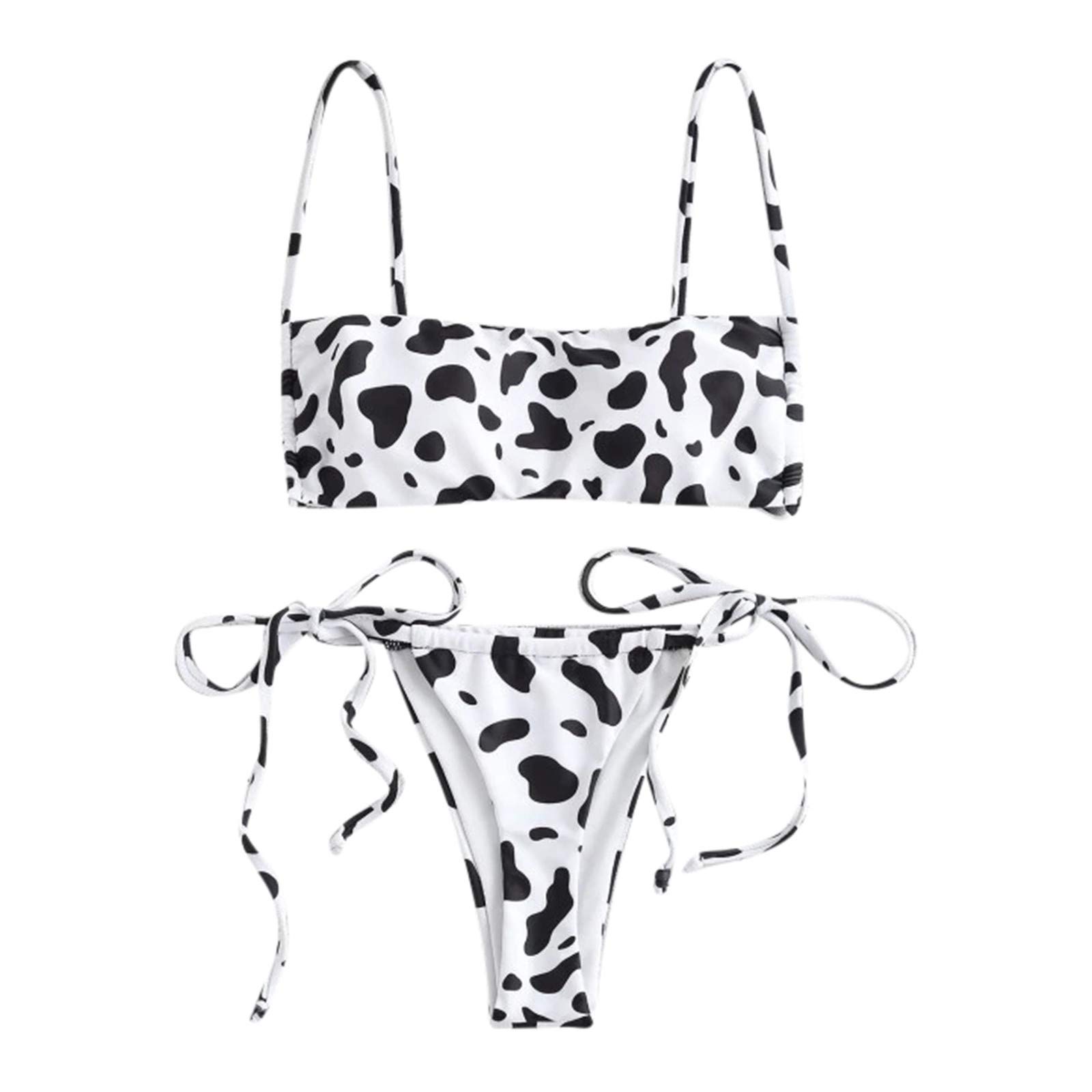 Women's Leopard Print High Waist Bikini Set - Sexy Two Piece Swimwear for Beach, Pool & Vacation | Summer Swimsuits for Women
