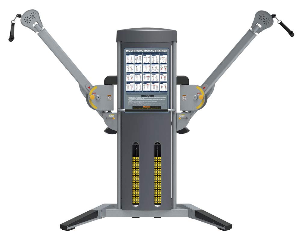 Fitness First Cable Crossover Machine - Premium Home & Gym Strength Training Equipment for Chest, Back & Arm Workouts