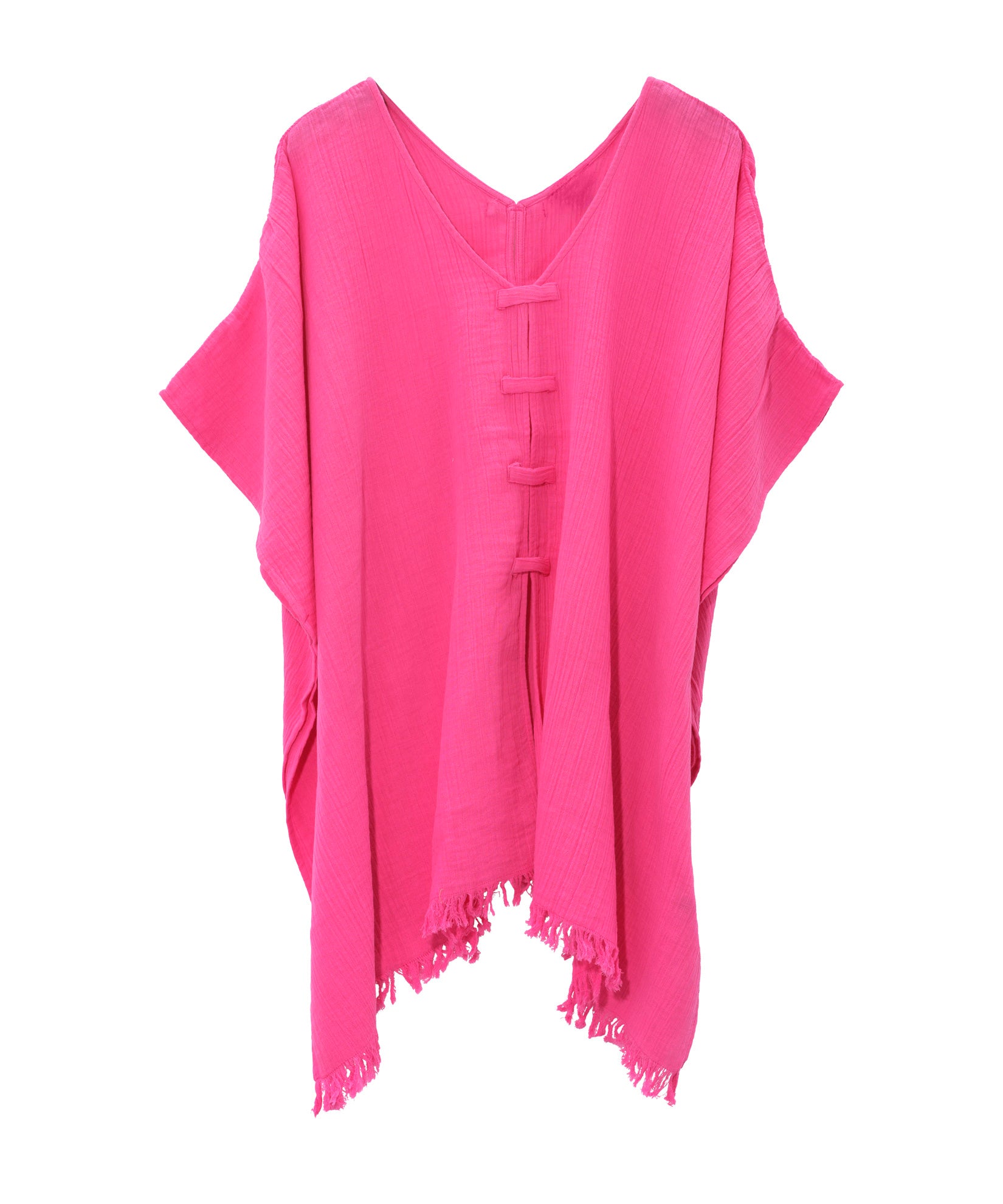 Lightweight Gauze Caftan Dress for Women - Breathable Summer Beach Cover Up, Boho Chic Loungewear & Vacation Outfit
