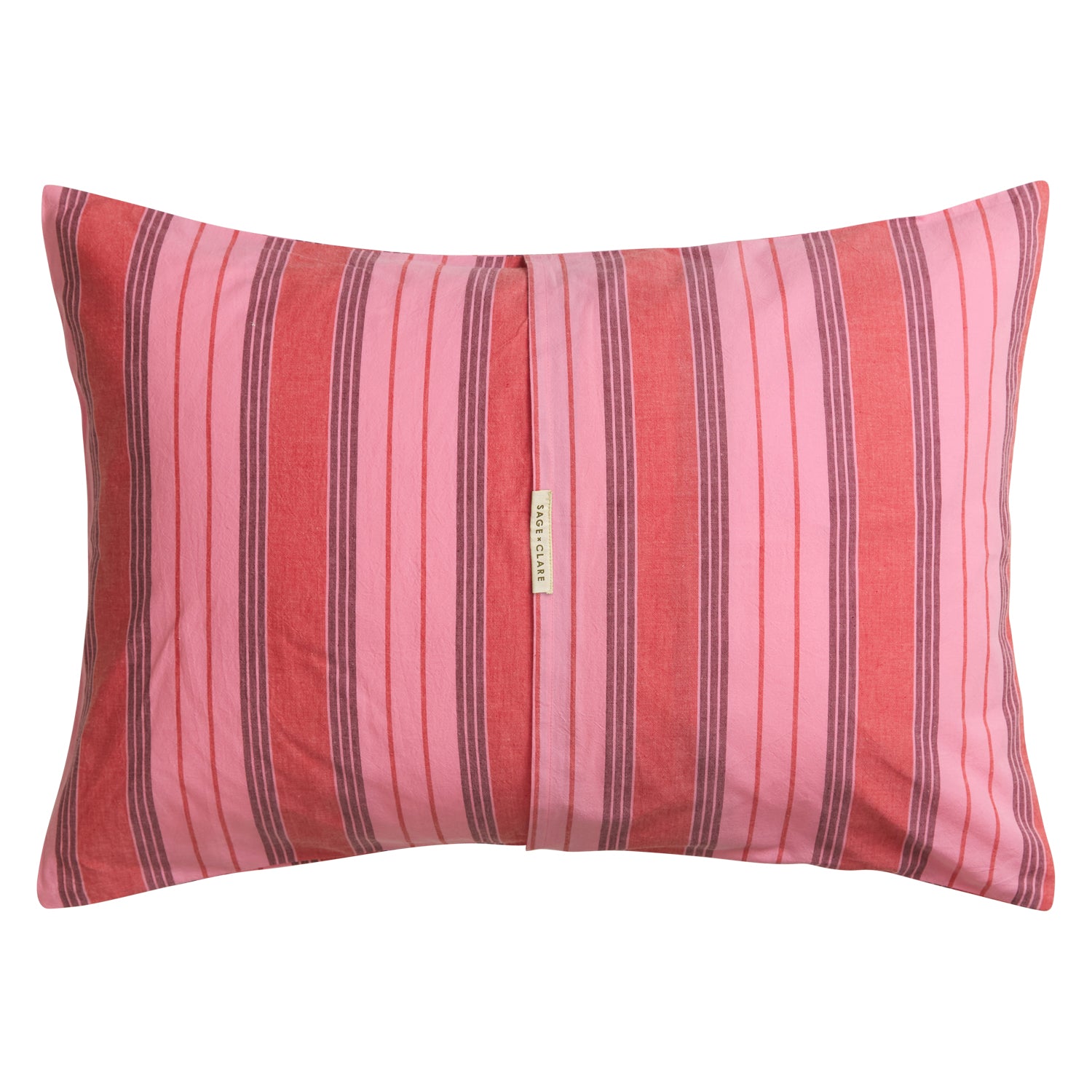 Brigitte 100% Cotton Pillowcase Set - Soft & Breathable Scarlet Red Pillow Covers for Bedroom, Hotel, or Travel - 2 Pack Standard Size
