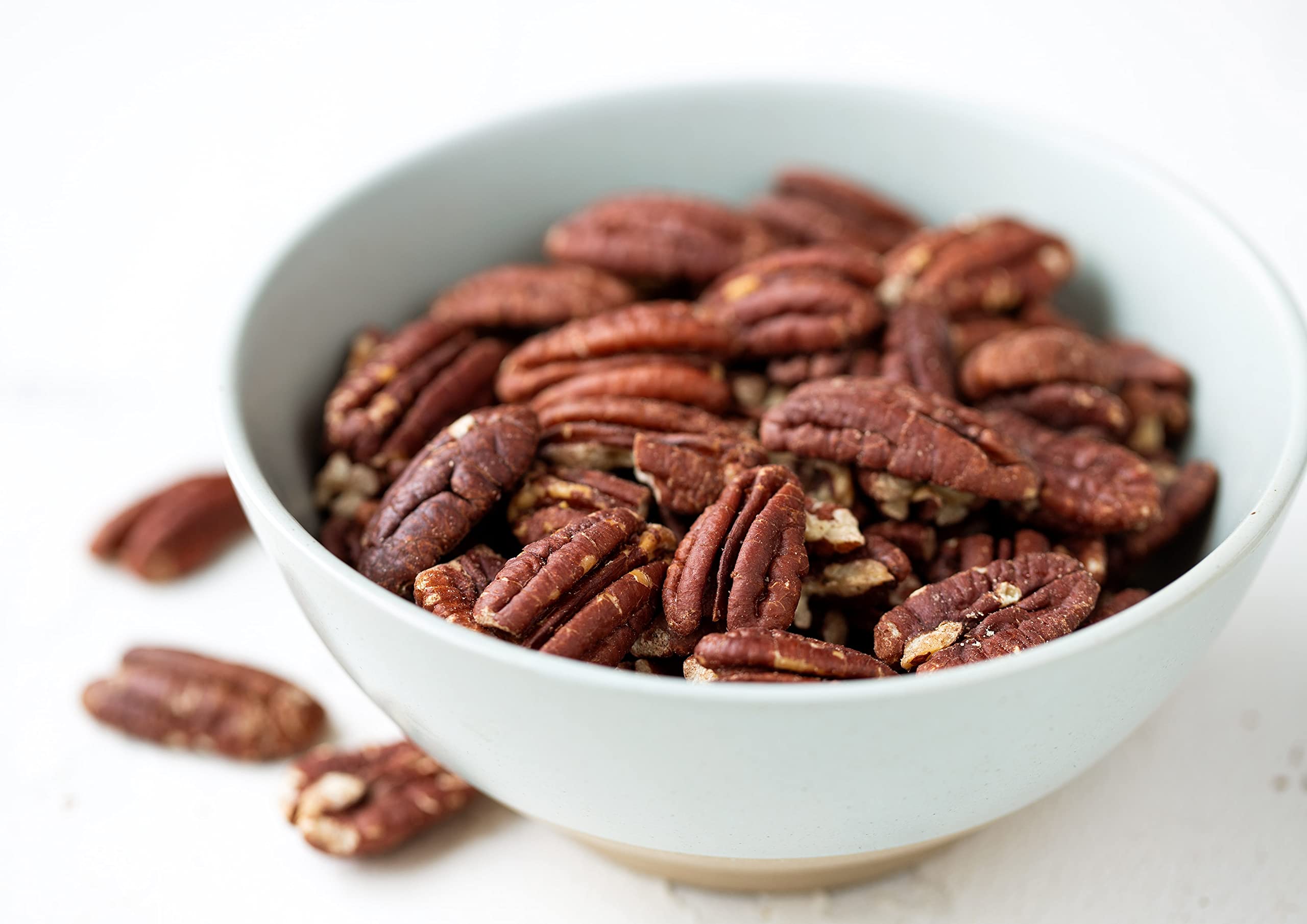 Food to Live Dry Roasted Pecan Halves with Himalayan Salt, 6 Pounds - Healthy Oven Roasted Lightly Salted Pecan Nuts | No Oil Added, Vegan, Kosher & Keto Friendly Snack | High in Protein & Fiber | Perfect for Baking, Salads & On-the-Go Snacking