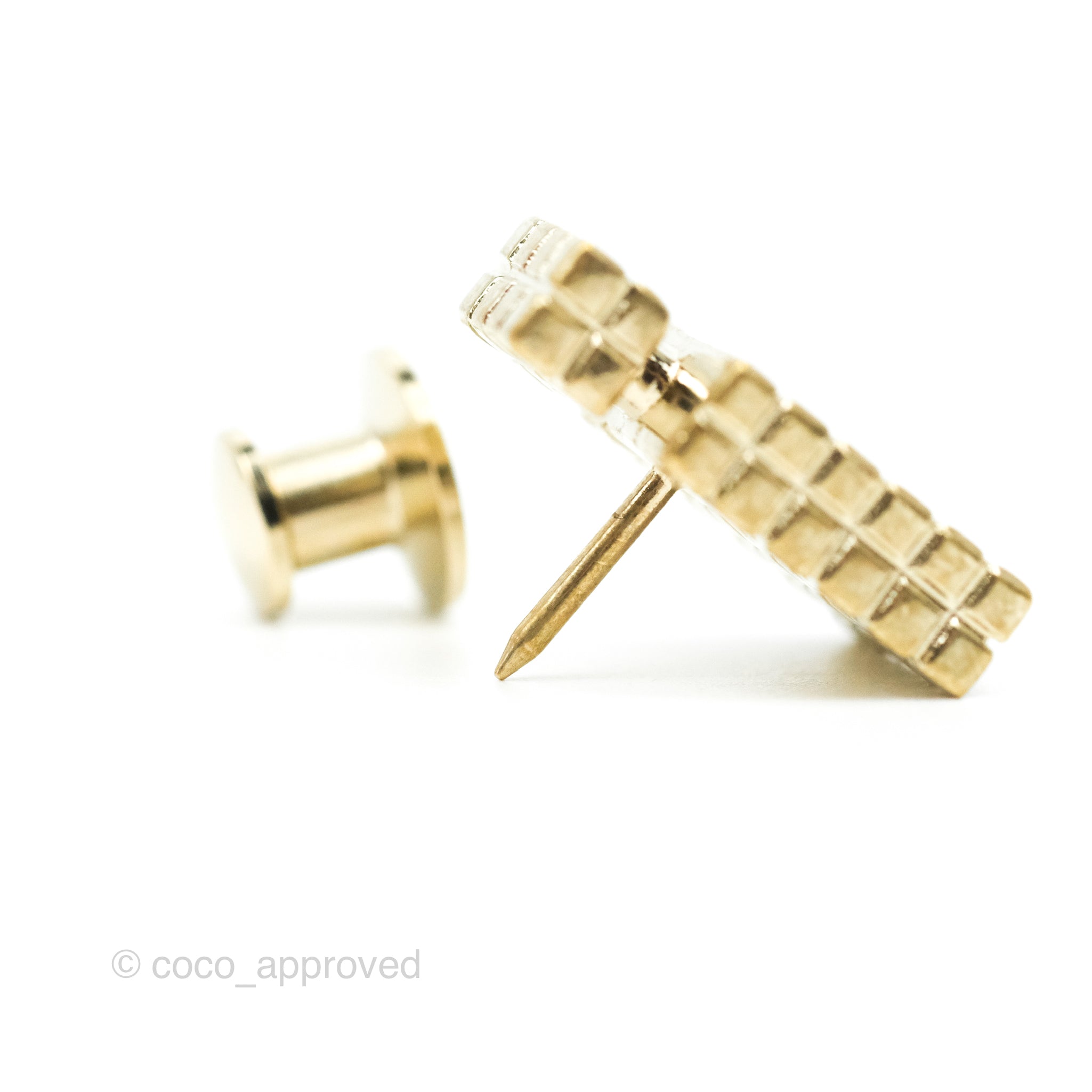 Chanel CC Brooch Set in 3 Gold Tone 21V - Elegant Fashion Accessories for Women, Perfect for Parties, Weddings & Special Occasions