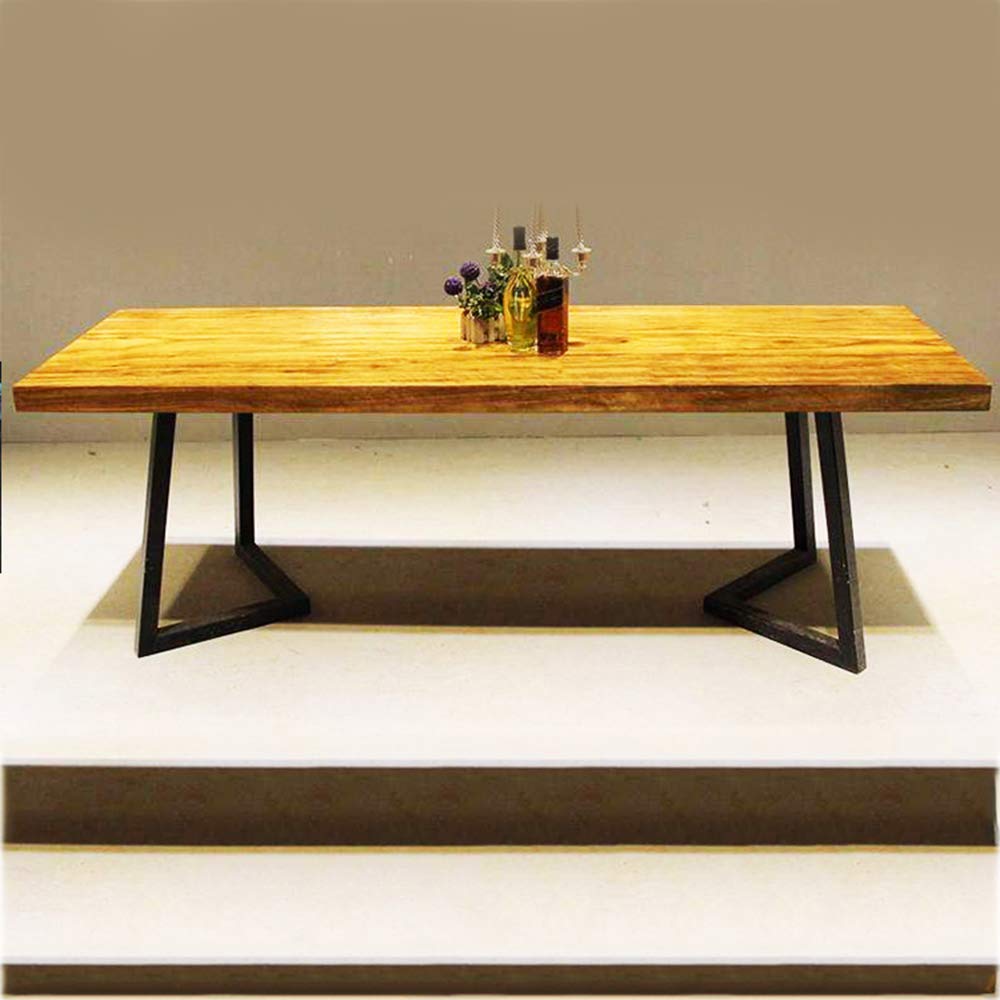 Custom Triangle Table Legs - Heavy Duty Metal Table Base for Computer Desk, Dining Table & Coffee Table - Large Plate Iron Art Bracket - Perfect for Home Office, Kitchen & Living Room Furniture
