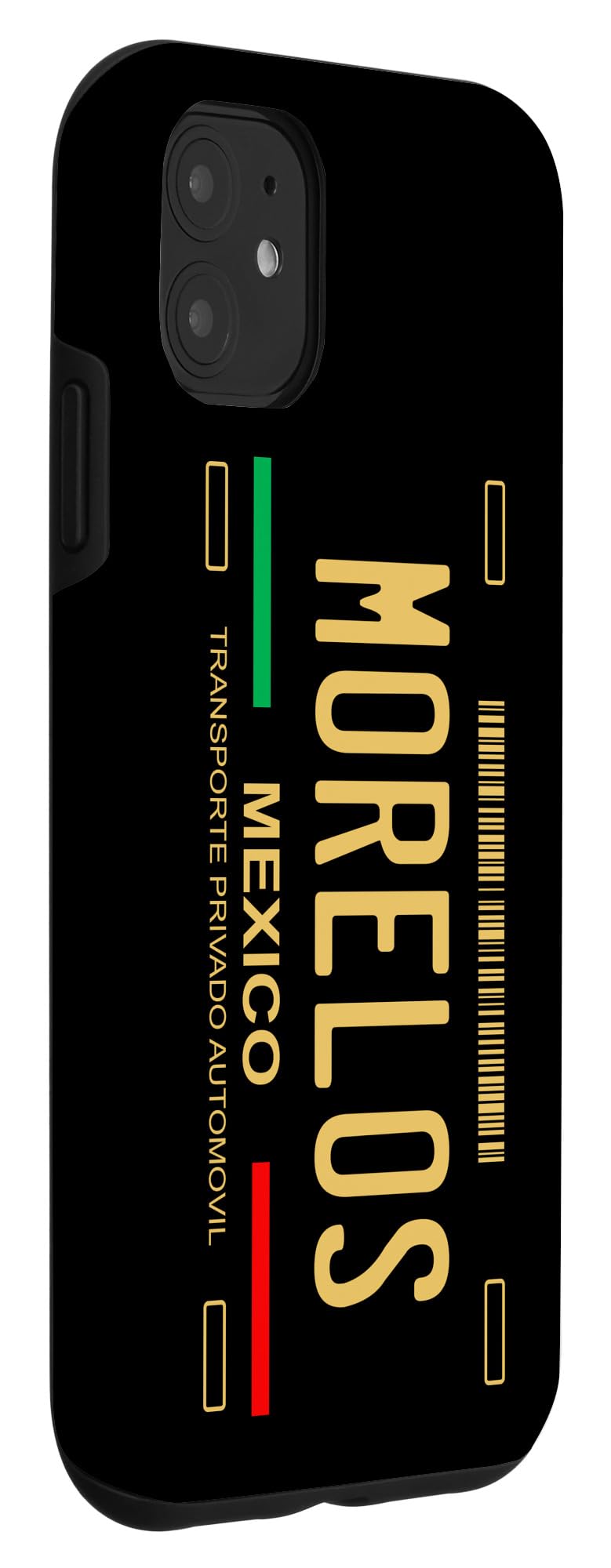 iPhone 11 Morelos License Plate Custom Phone Case - Durable Protective Cover with Unique Design - Perfect for Travel, Car Enthusiasts & Mexican Culture Fans