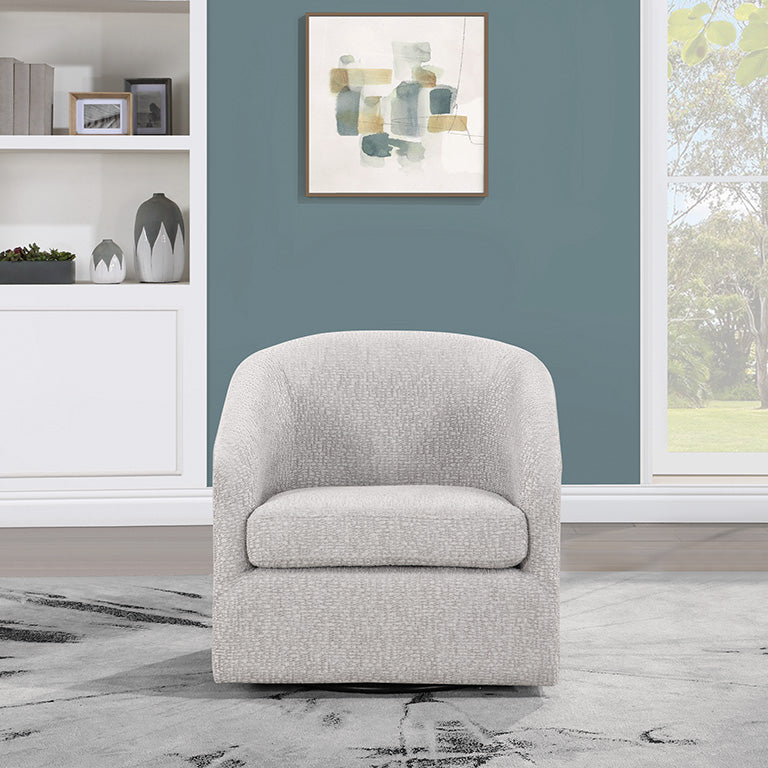 Office Star Parker Swivel Tub Chair [PKR] - Ergonomic Mesh Back Office Chair with 360° Swivel for Home & Office Workspace
