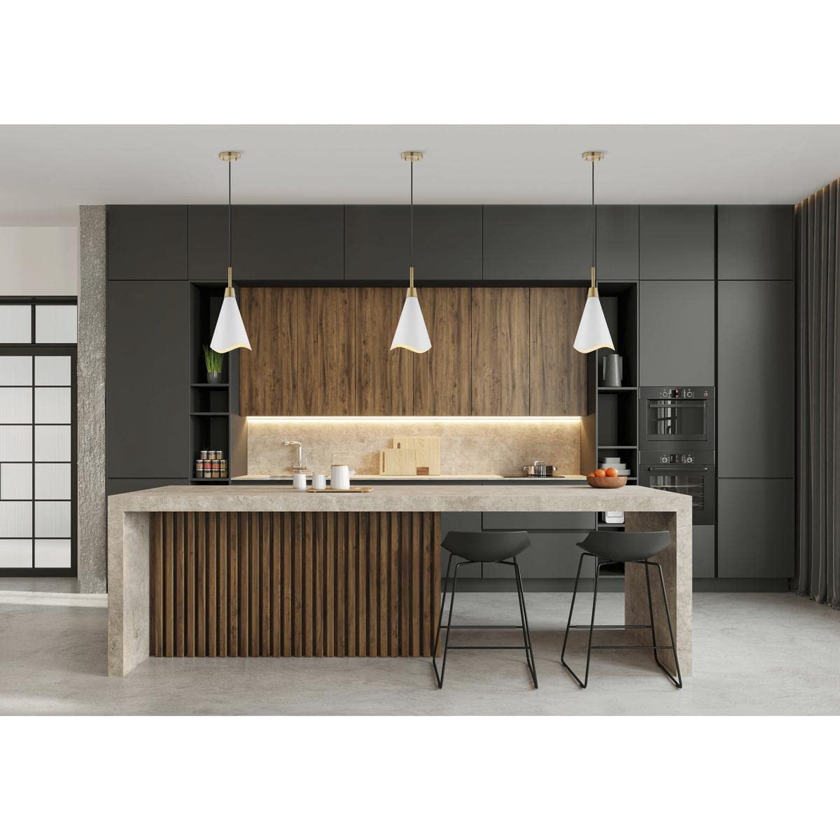 Nuvo Tango Mid-Century Modern 1-Light Small Pendant - 16