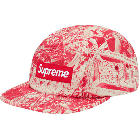 Supreme Bling Camp Cap - Stylish Red Snapback Hat for Men & Women | Perfect for Streetwear, Hip-Hop Fashion & Outdoor Activities