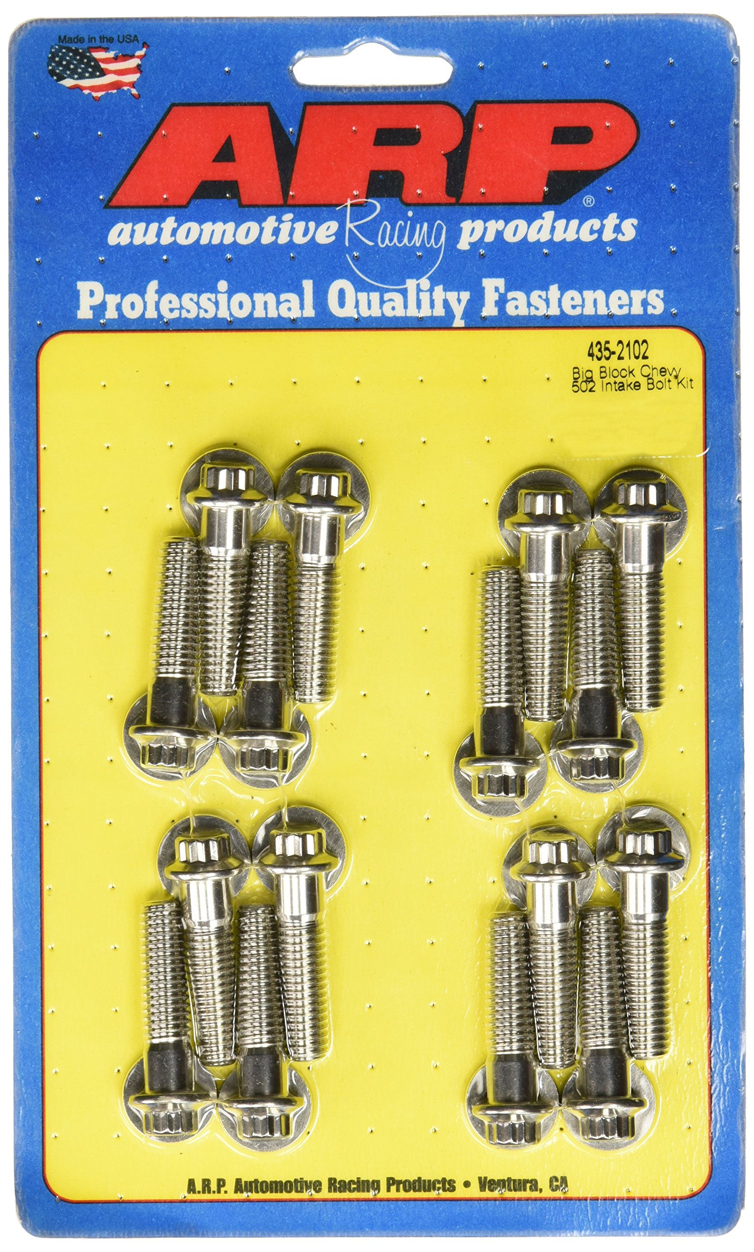 ARP 435-2102 Bolt Kit - High Strength Automotive Fastener Set for Engine, Transmission & Suspension Repair | Compatible with GM, Ford, Chrysler Vehicles | DIY Mechanic & Professional Use