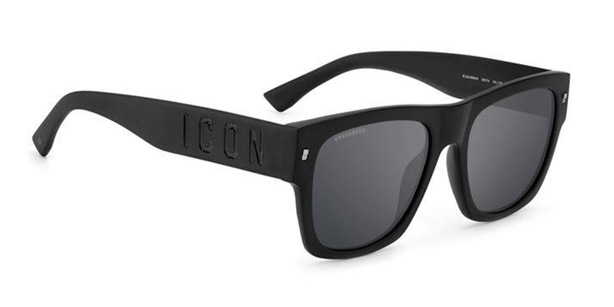 DSQUARED2 Icon 0004/S Sunglasses - Polarized UV Protection Aviator Sunglasses for Men & Women - Perfect for Driving, Beach & Outdoor Activities