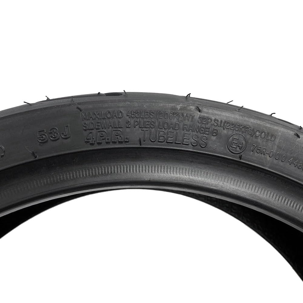 MMG Set of 2 Tubeless Motorcycle Tires 130/60-13 for Scooter & Moped - Front or Rear Wheel Replacement | Perfect for City Commuting & Daily Rides