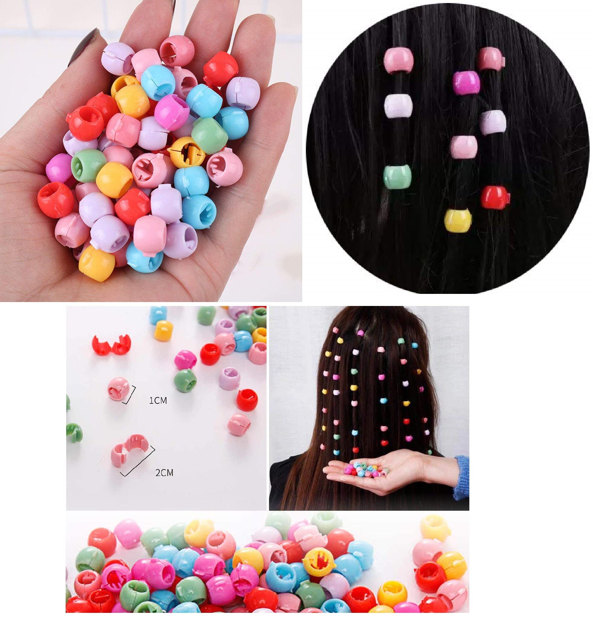 Dishita Creations Mini Claw Hair Clips Set - 40-Piece Mixed Colors for Baby Girls, Kids & Women | Perfect for School, Parties & Everyday Hairstyles