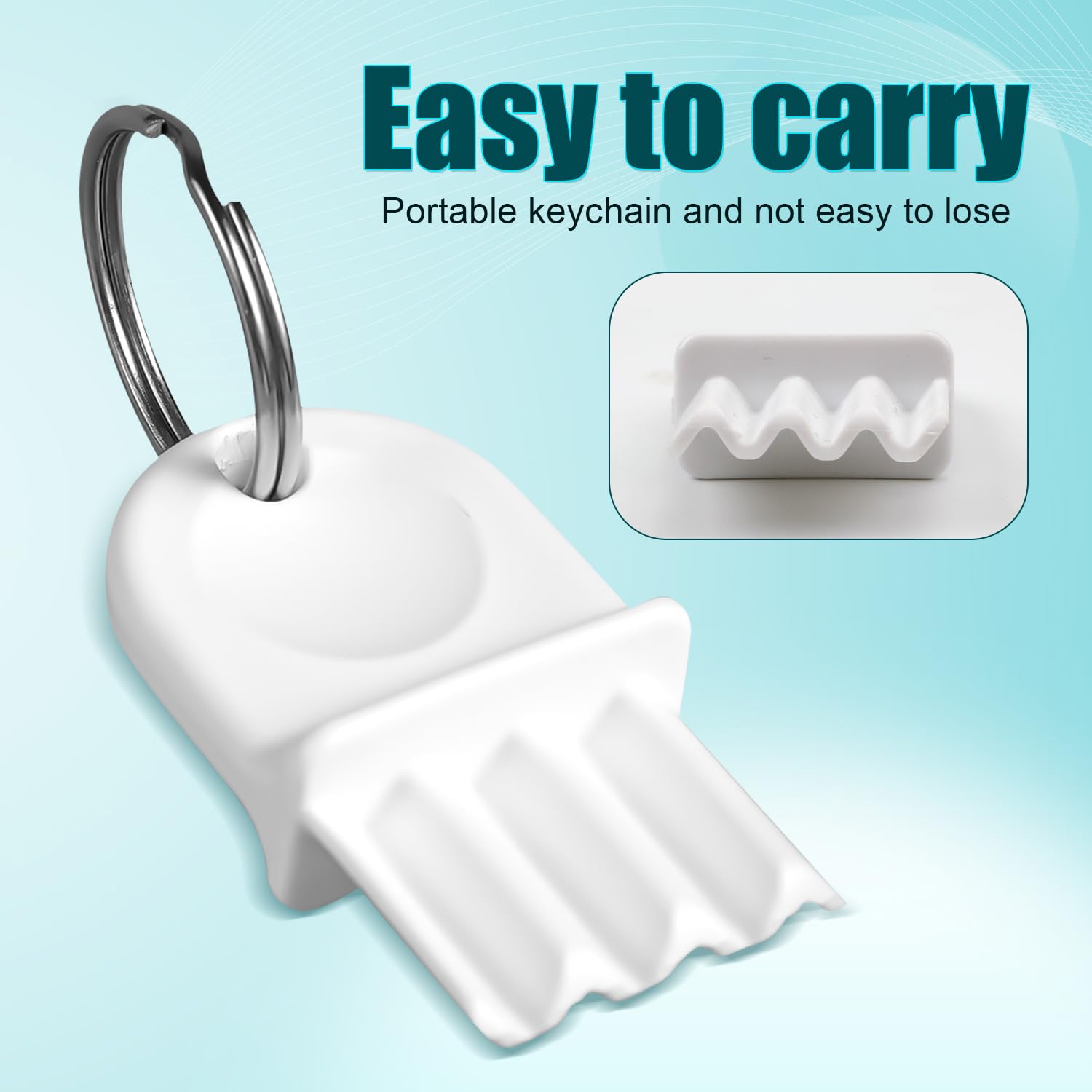40pcs Heavy Duty Paper Towel Holder Keys with 40 Metal Key Rings - Commercial Grade Hand Towel Dispenser Keys for Office Buildings, Schools & Large Facilities - Perfect for Janitors & Maintenance Staff