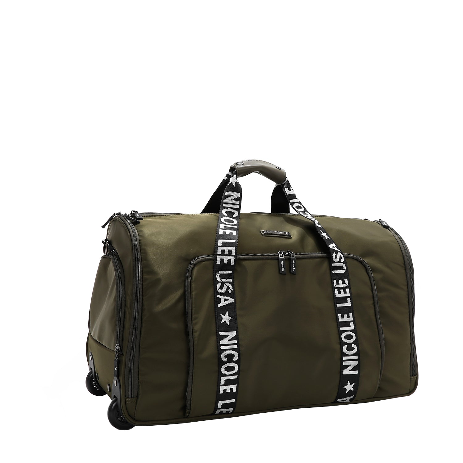 Durable Rolling Duffel Bag with Wheels - Large Travel Luggage for Airplane, Gym & Weekend Trips - Heavy Duty Spinner Suitcase for Men & Women