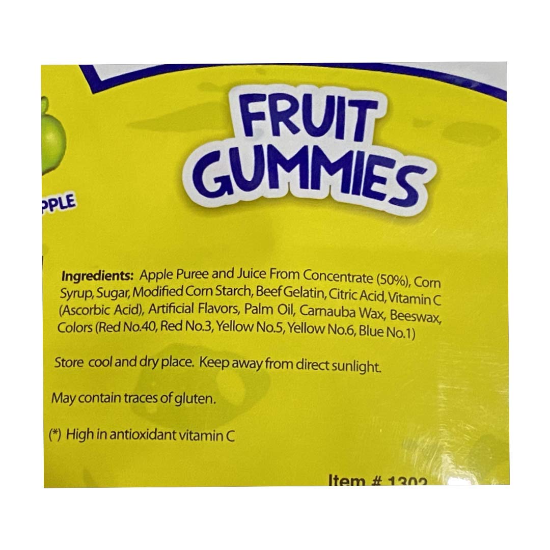 Sunkist Mixed Fruit Gummies - Assorted Flavors Candy Snacks for Kids & Adults - Perfect for Lunchboxes, Parties, and On-the-Go Treats