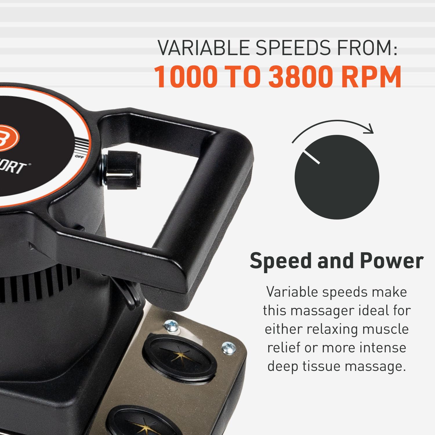 Professional Variable Speed Vibrating Massager for Muscle Pain Relief – High-Powered Therapeutic Massage Gun for Myofascial Release & Trigger Point Therapy – Perfect for Athletes, Chiropractic Care & Post-Workout Recovery