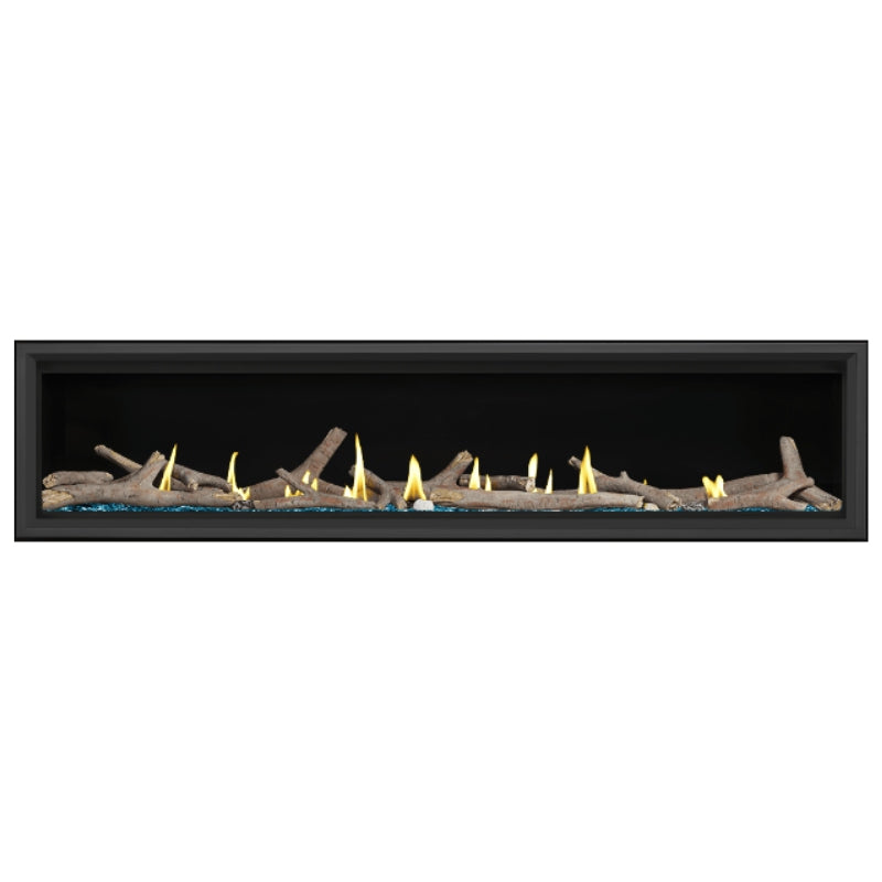 Napoleon Vector 74 Linear Direct Vent Gas Fireplace - LV74N | Modern Home Heating Solution for Living Rooms & Patios