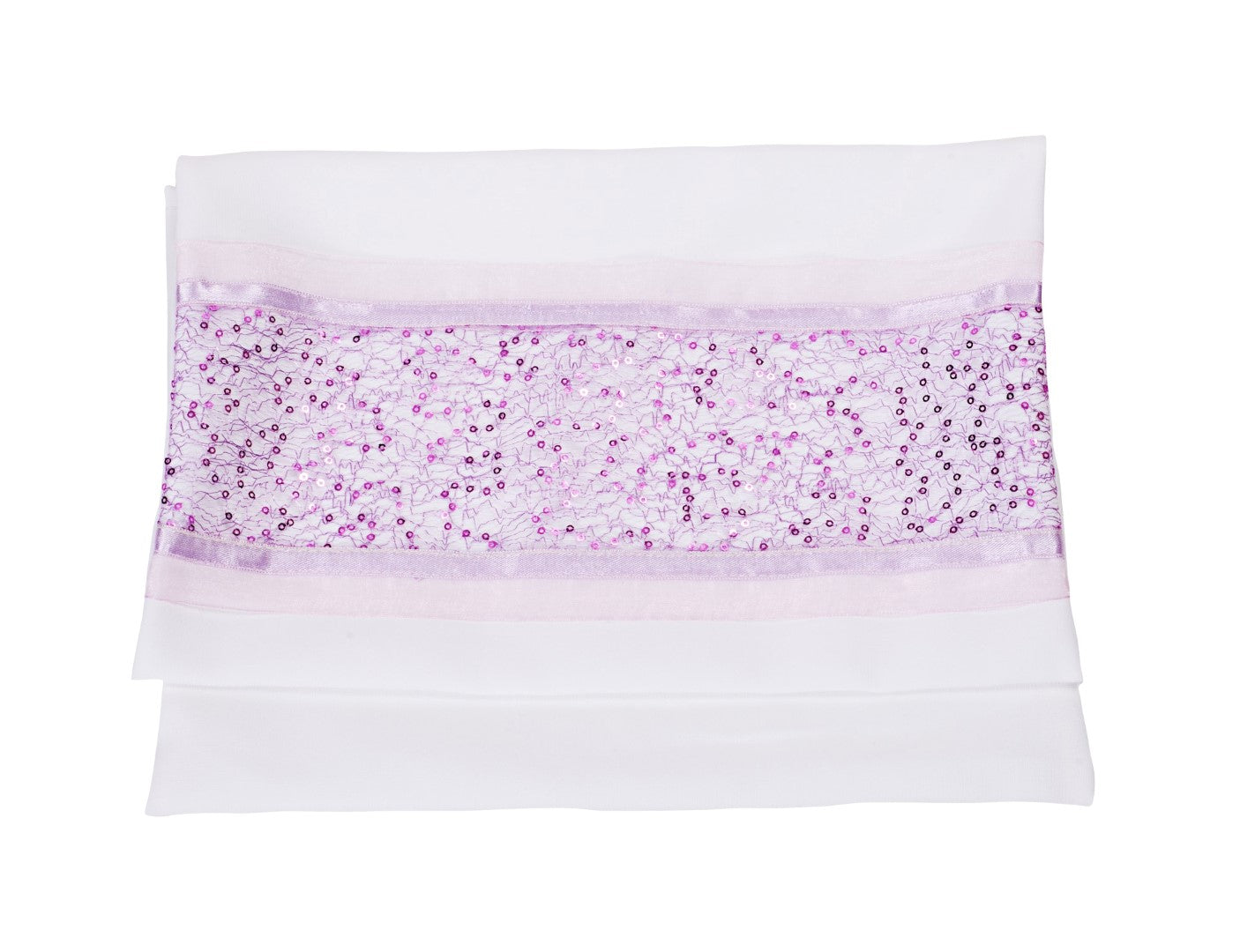 Elegant Purple Dots Women's Prayer Shawl - Handmade Tallit for Women & Girls - Perfect for Synagogue, Bat Mitzvah & Jewish Ceremonies