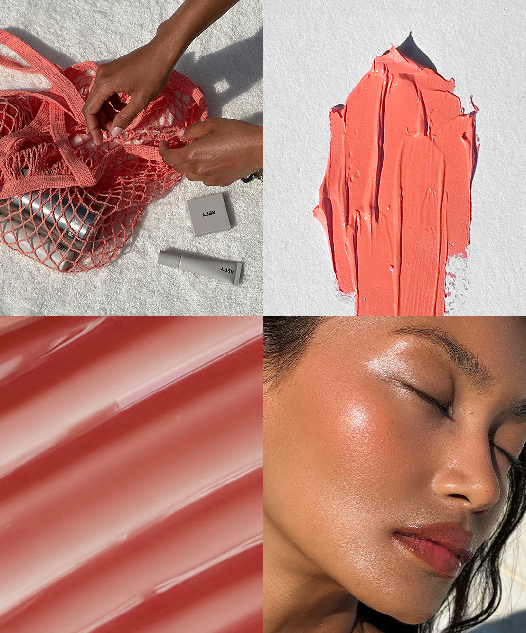 Long-Lasting Summer Lip & Blush Duo - Waterproof Makeup Set for All-Day Wear - Perfect for Beach, Pool & Outdoor Activities