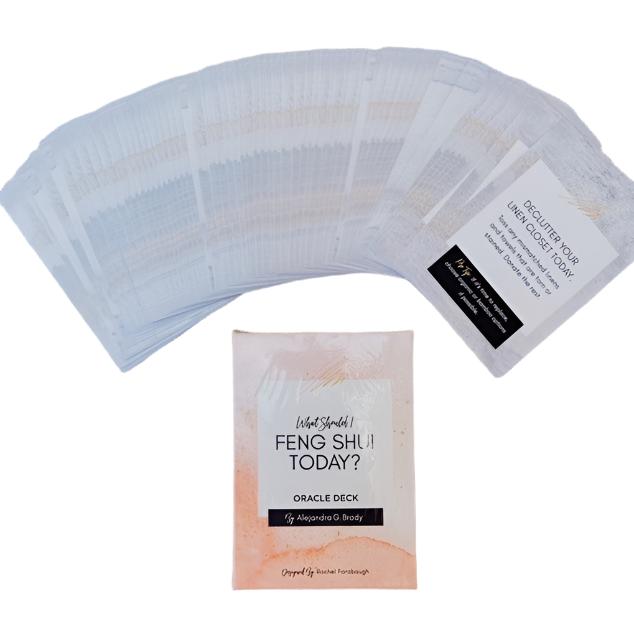 Feng Shui Oracle Cards - Divination & Fortune Telling Deck for Spiritual Guidance, Meditation & Home Decor | Perfect for Tarot Readers, Energy Healers & Feng Shui Practitioners