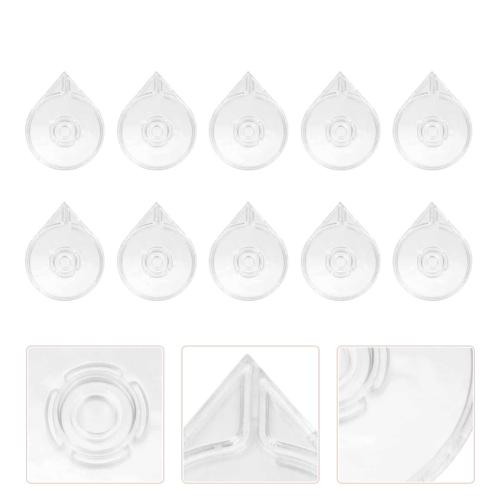 FOMIYES 10-Piece Empty Nail Tape Dispenser Box Set - Clear Acrylic Wire Organizer for Nail Art Striping Tape & Manicure Tools | Perfect for Salon Professionals & DIY Nail Enthusiasts
