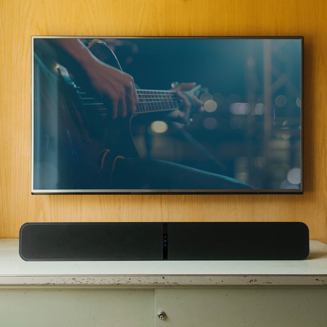 Bluesound PULSE SOUNDBAR+ Wireless Hi-Fi Soundbar with Multiroom Audio - Perfect for Home Theater & Music Streaming
