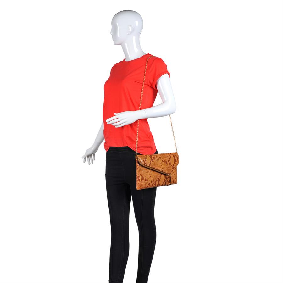 Stella Snake Print Handbag - Stylish Women's Crossbody Purse for Casual Outings, Parties & Date Nights