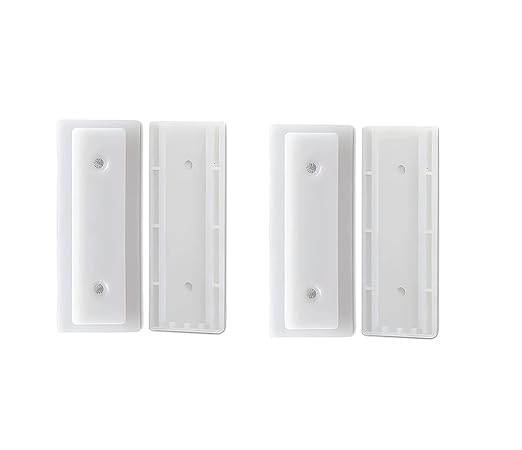 HomeAra Power Strip Holder - No Drill Wall Socket Sticker Mount, Holds Up to 10kg - Perfect for Desk, Wall, WiFi Router, Remote Control & Paper Towel Organization (2-Pack) - Ideal for Home Office, Bedroom & Kitchen Cable Management