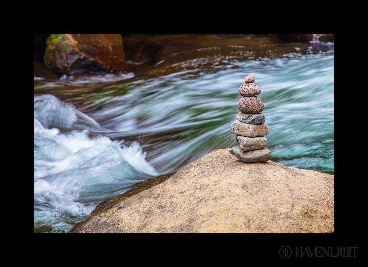 Cairn Meditation Stones - Natural Balancing Stones for Mindfulness, Stress Relief & Yoga - Perfect for Home, Office & Outdoor Meditation Practice