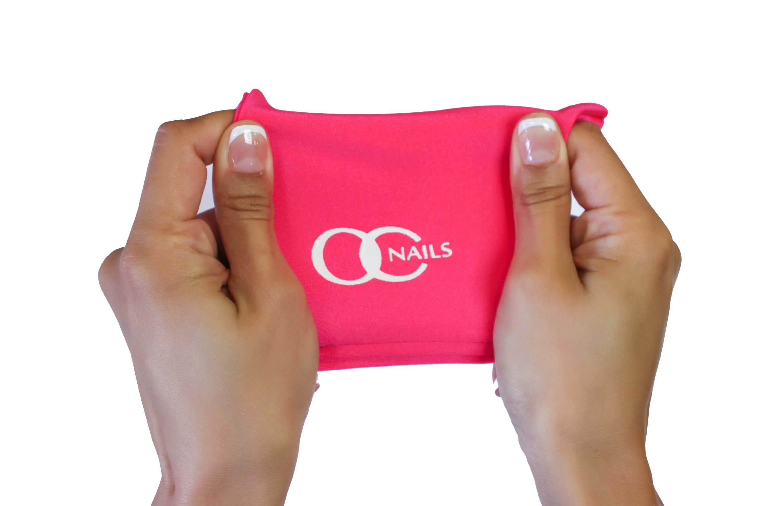 UV/LED Lamp Protective Gloves for Gel Manicures - Hot Pink Sunscreen Gloves to Prevent Hand Darkening - Perfect for Nail Salons & At-Home Nail Care