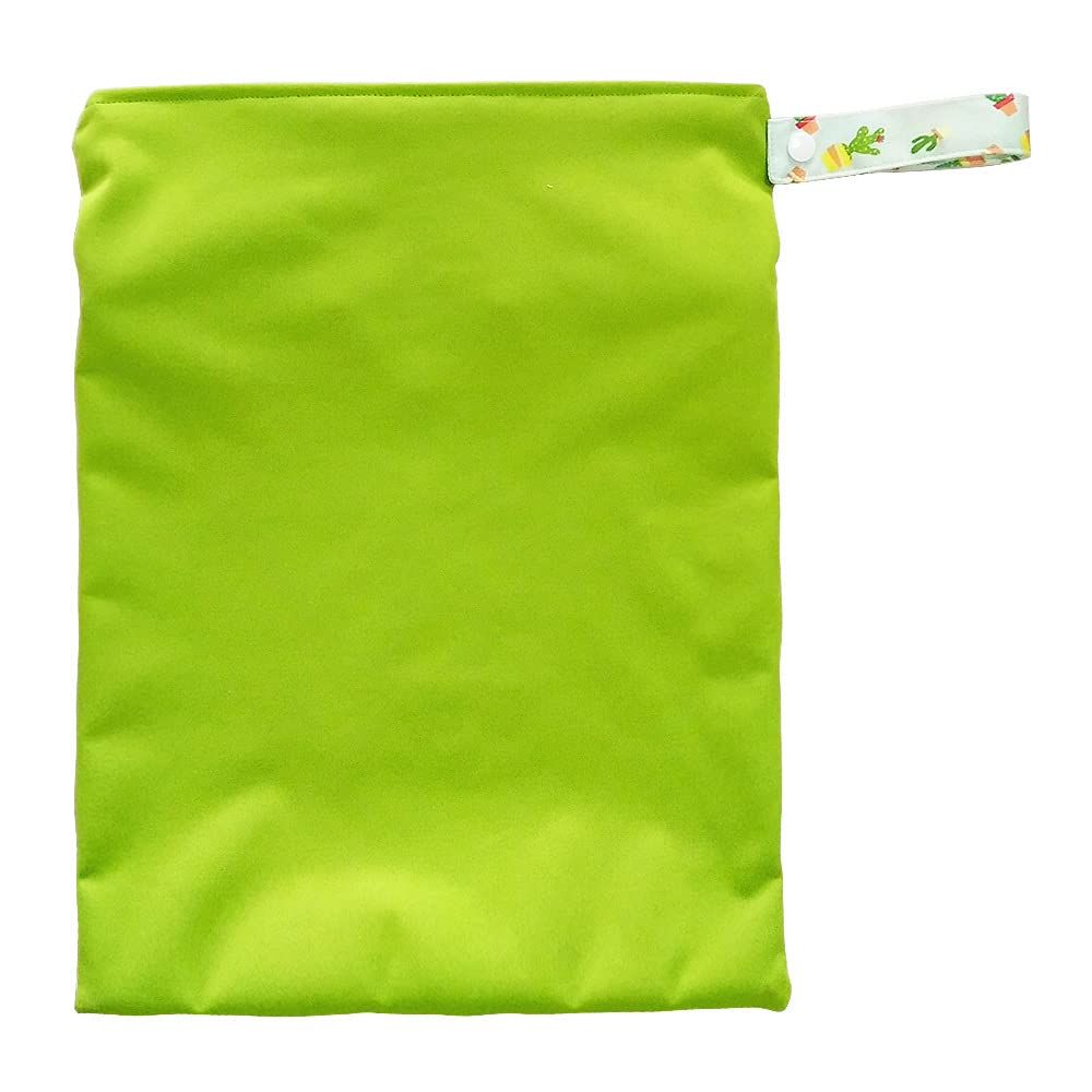 Waterproof Wet Dry Bags for Baby Cloth Diapers - 4 Pack Reusable Travel Storage Bags for Gym, Pool, Daycare & Soiled Baby Items - Perfect for Swim Lessons, Beach Trips & Diaper Changes