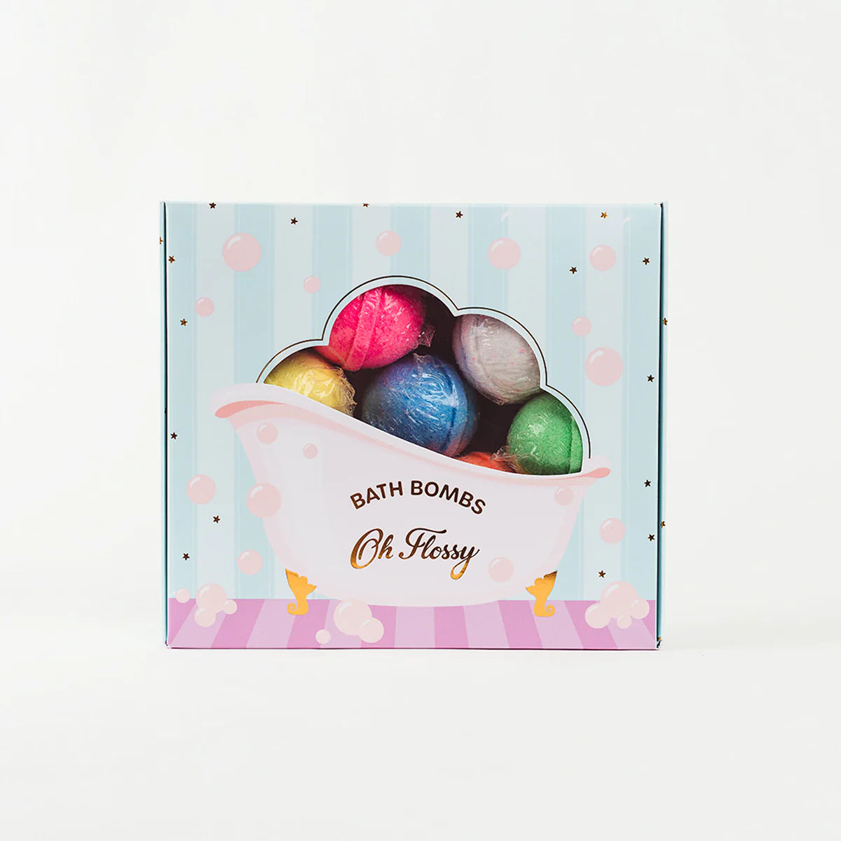 Oh Flossy Kids Mini Bath Bombs - Fun & Safe Bath Time for Toddlers | Organic Ingredients | Perfect for Birthday Gifts & Relaxation