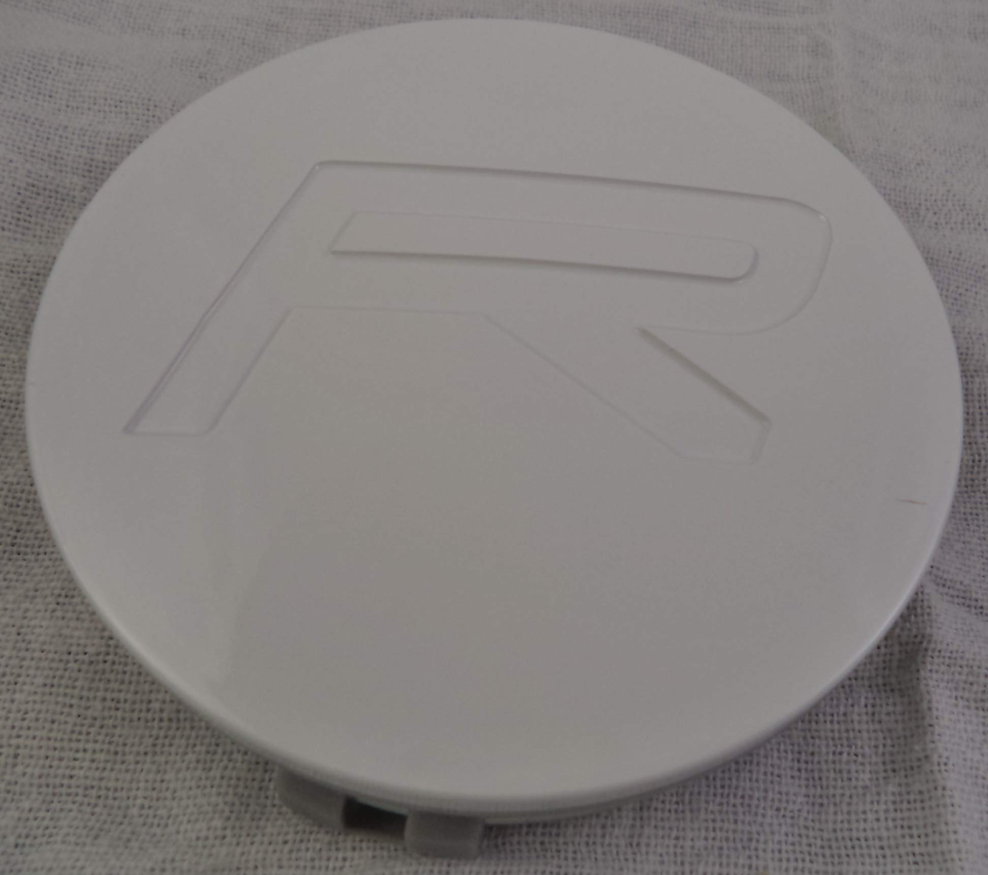 Gloss White Custom Wheel Center Caps (Set of 4) - Universal Fit for Cars, Trucks & SUVs - Enhance Your Vehicle's Style & Protection