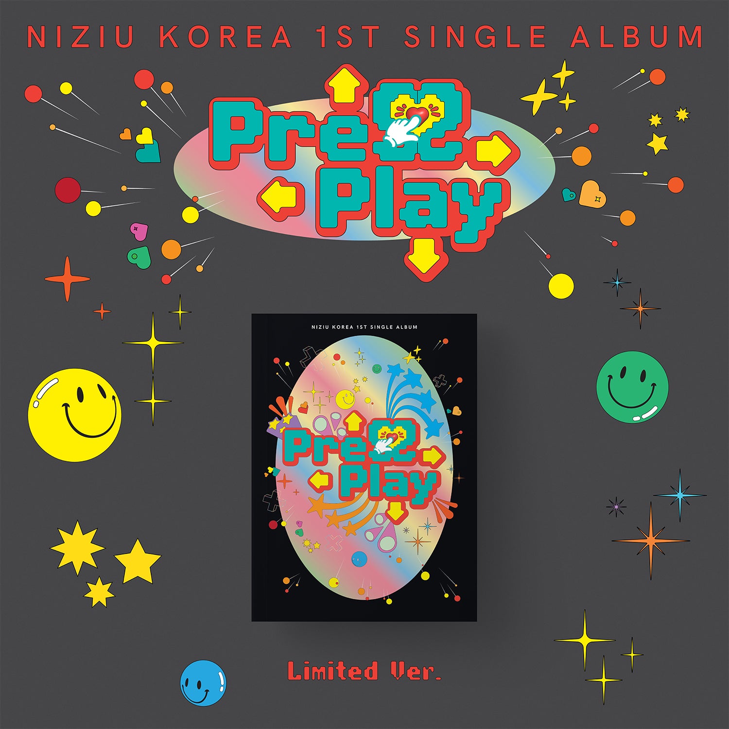 NIZIU 1ST SINGLE ALBUM 'PRESS PLAY' Limited Edition - K-Pop Collectible CD for Fans & Music Lovers | Perfect for Gifts, Parties & K-Pop Collections