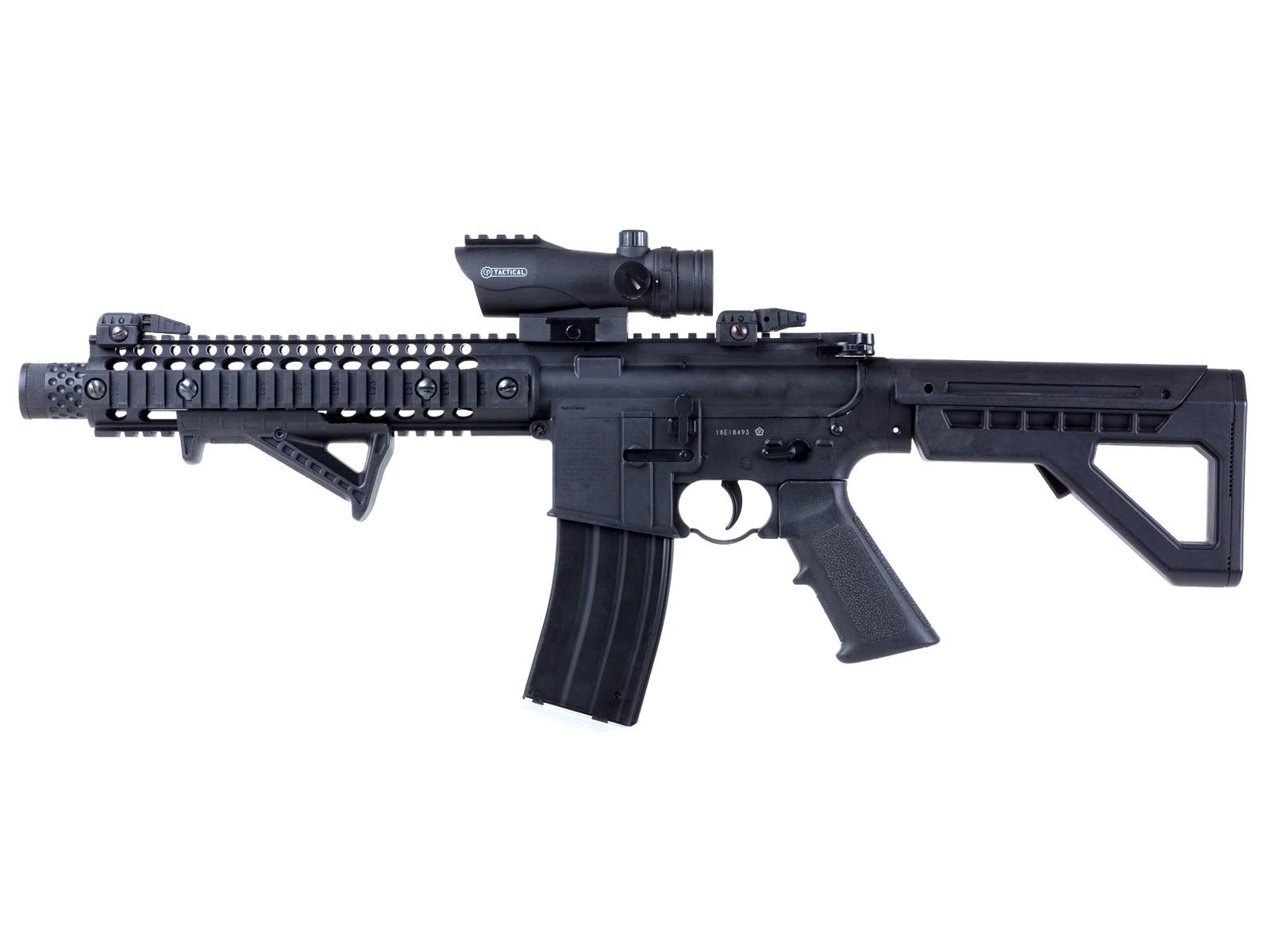 Crosman DPMS SBR Full-Auto BB Air Rifle Kit - Black | Airsoft Gun for Target Practice & Backyard Shooting | Perfect for Training, Competition & Outdoor Fun