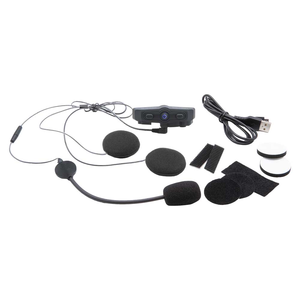 CONNECT BT2 Bluetooth Headset for Motorcycle Helmet - Wireless Intercom, Noise Cancelling, Hands-Free Calling - Perfect for Riding, Commuting & Group Communication