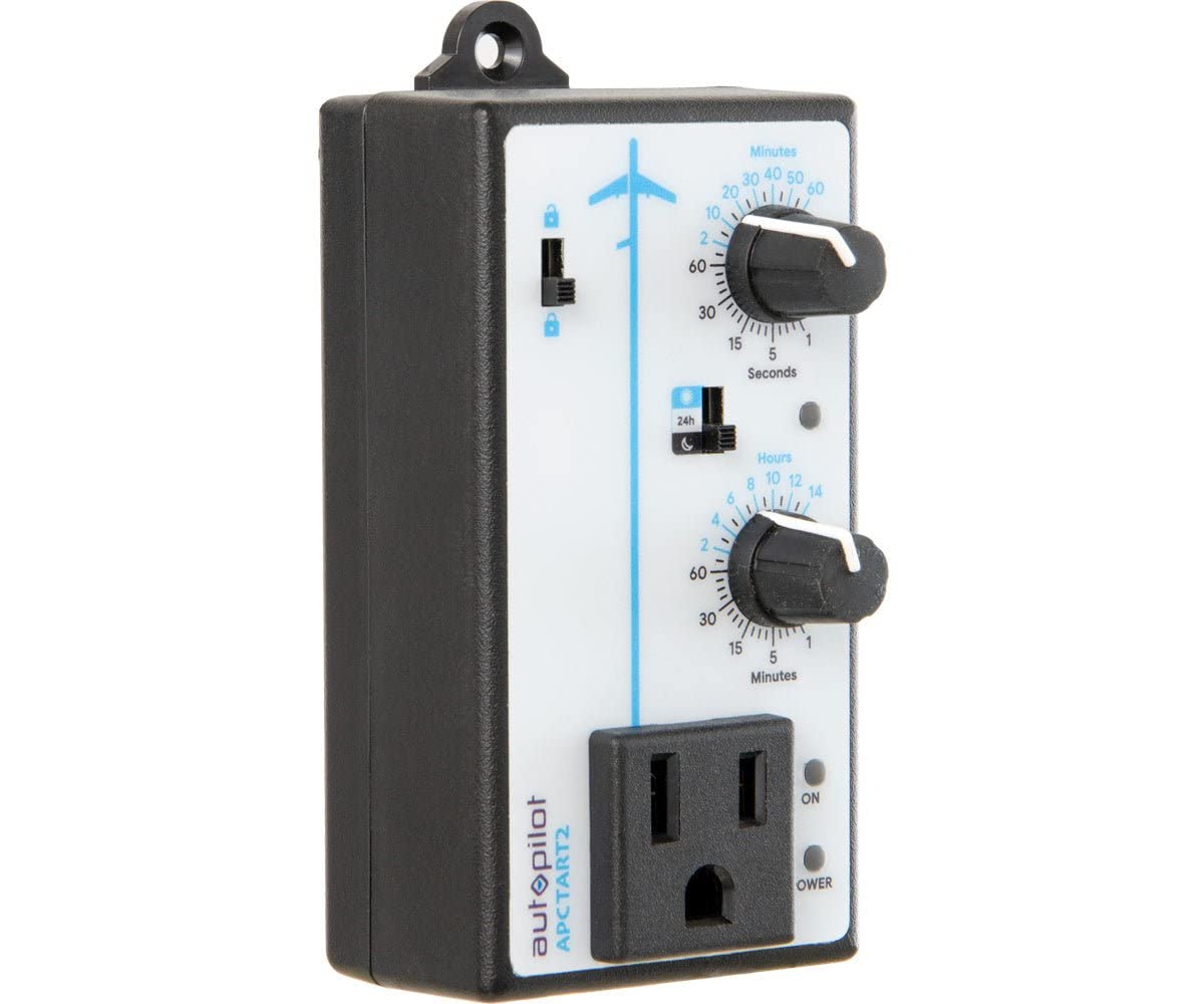 Autopilot APCTART2 Advanced 24-Hour Recycling Timer - Black | Automatic Pool & Spa Pump Controller for Energy Savings | Perfect for Home, Commercial Pools & Water Features