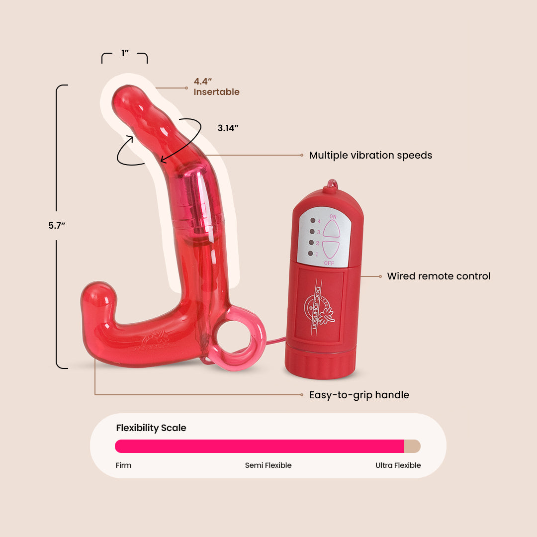 Premium Men's Pleasure Wand - Prostate Massager & Stimulator for Enhanced Pleasure | Perfect for Solo Play, Couples Intimacy & Sensual Exploration