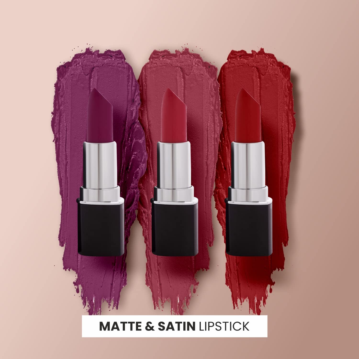 Verymiss Matte & Satin Lipstick - M04 Rose Rose | Long-Lasting Hydrating Lip Color for Women | Perfect for Daily Wear, Date Night & Special Occasions