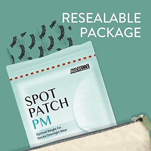 PM Overnight Absorbing Cover Patch for Blemishes - 24 Pack | Acne Treatment for Nighttime Use & Skin Care Routine