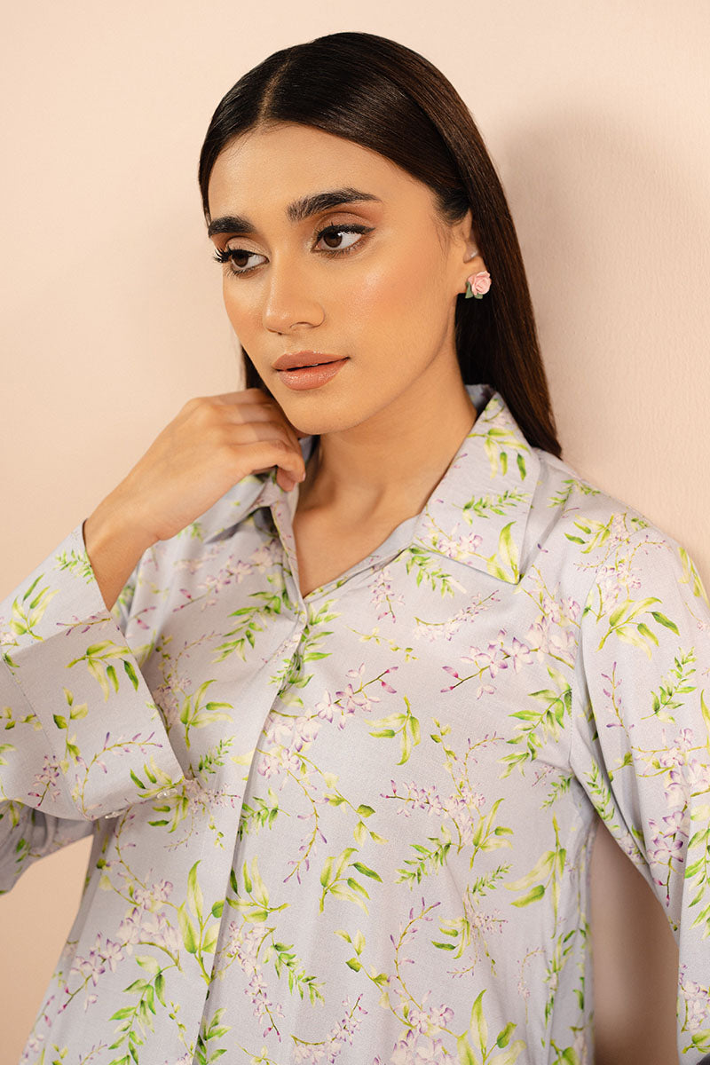 LAVENDER BLOOM 2-Piece Outfit Set (Shirt & Pants) for Women - Casual Summer Wear, Beach Vacation Outfit, Boho Chic Style