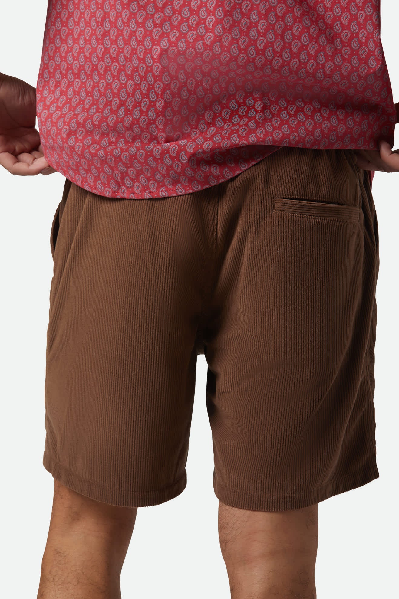 Stylish Everyday Corduroy Shorts in Pinecone Brown - Perfect for Casual Outfits & Relaxing Weekends