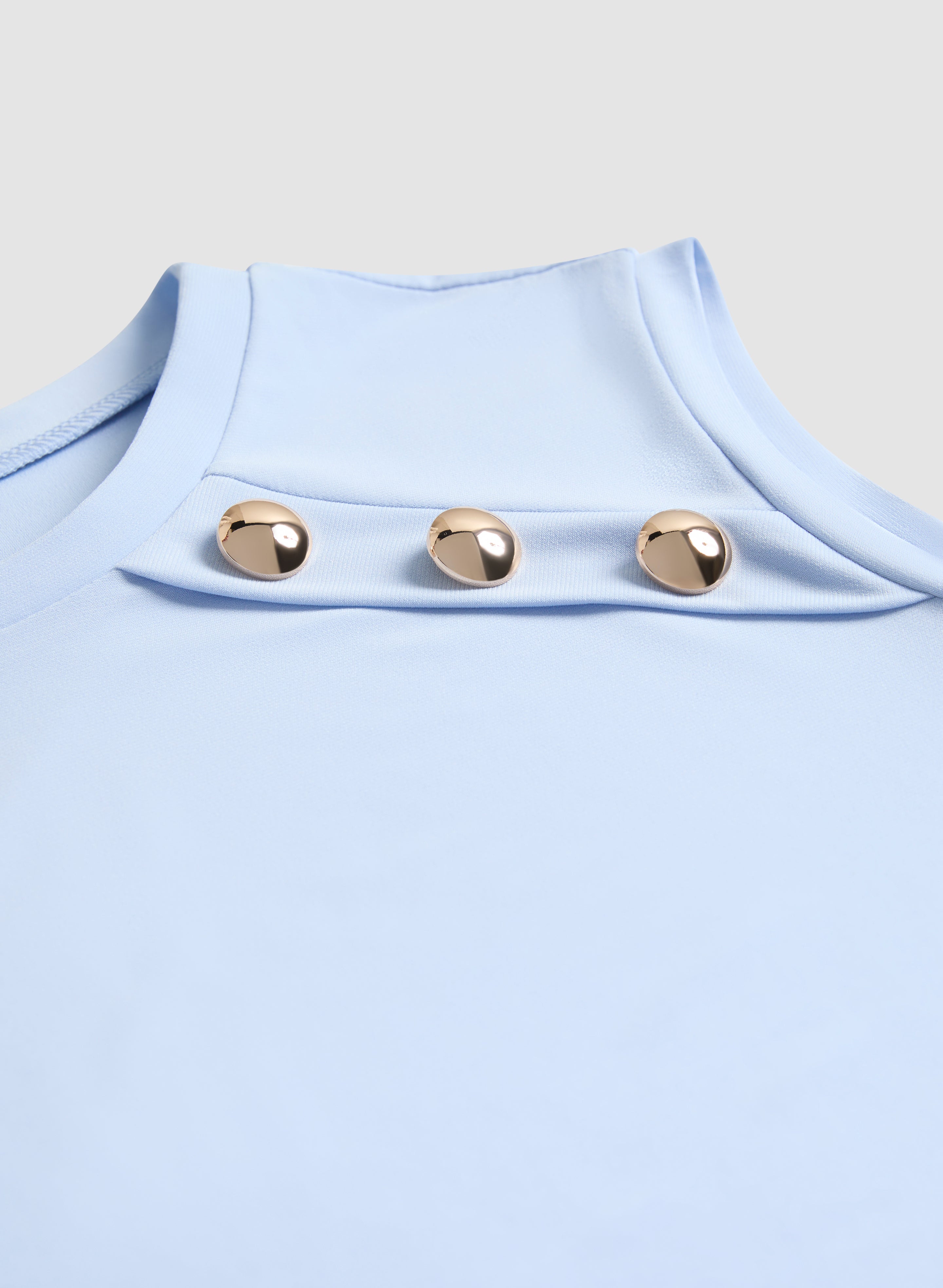 Stylish Button Detail Top for Women - Elegant Blouse with Button Accents | Perfect for Office Wear, Casual Outfits & Date Nights