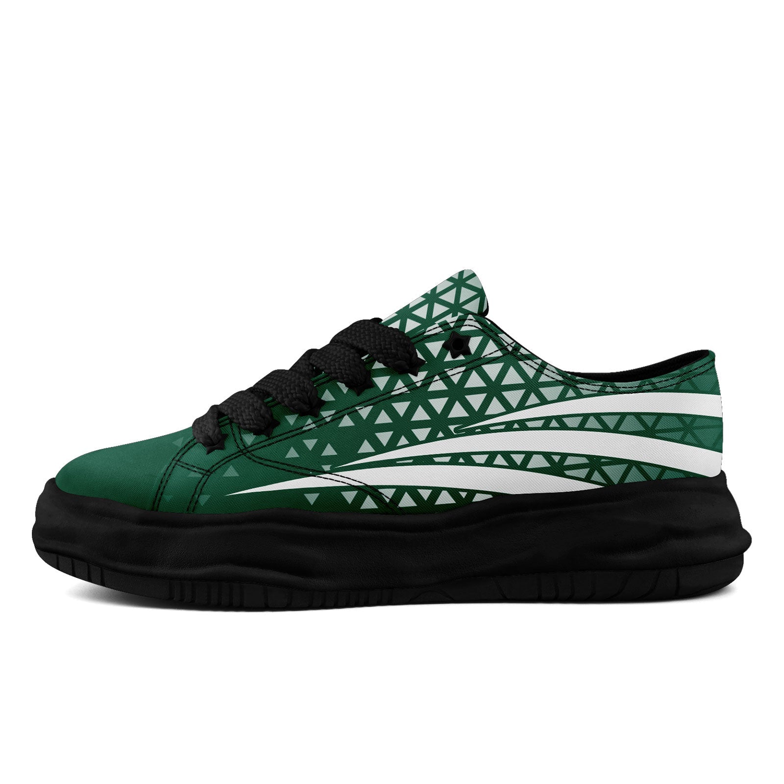 Custom Green & White New York Personalized Sneakers - Unisex Casual Shoes FN038 D023003 Size 28 - Perfect for Streetwear, Urban Fashion & Daily Comfort