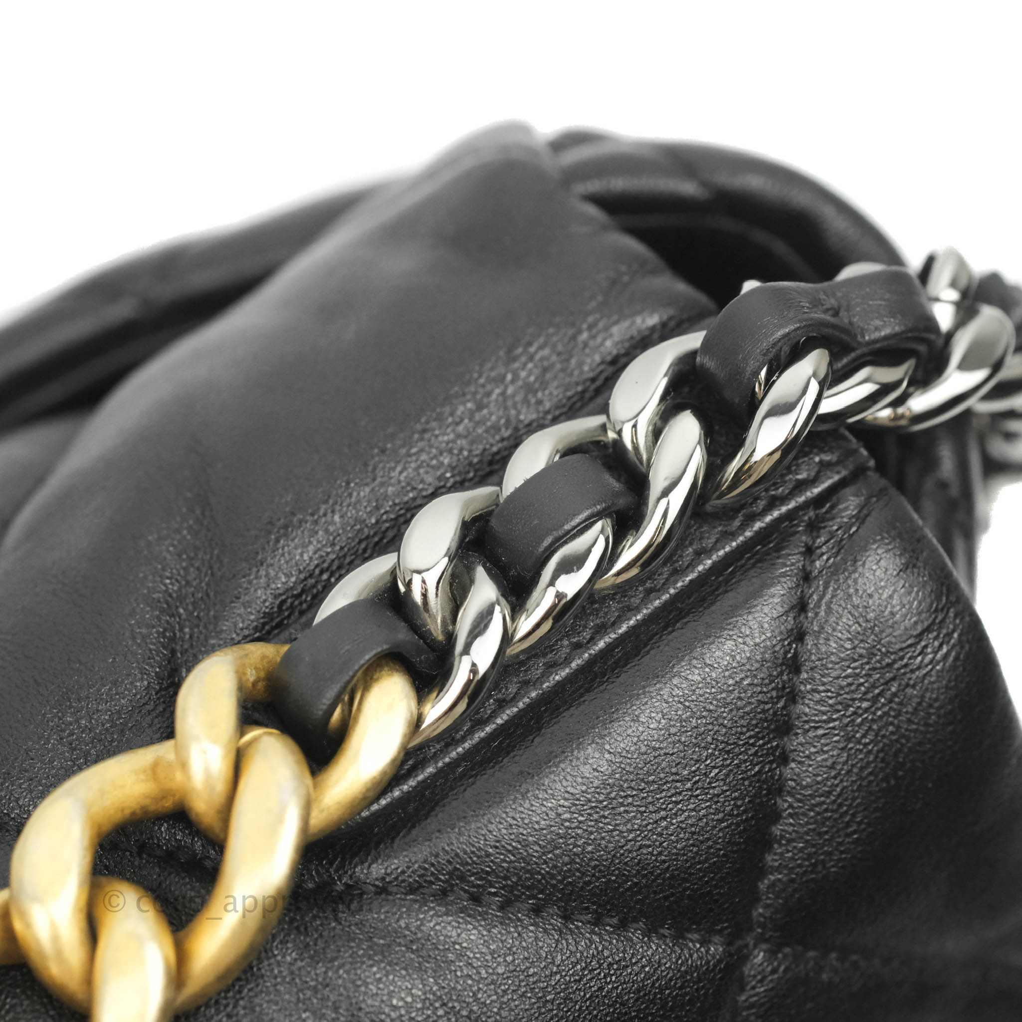 Chanel 19 Medium Flap Bag in Black Goatskin Leather with Mixed Hardware - Perfect for Everyday Luxury & Special Occasions