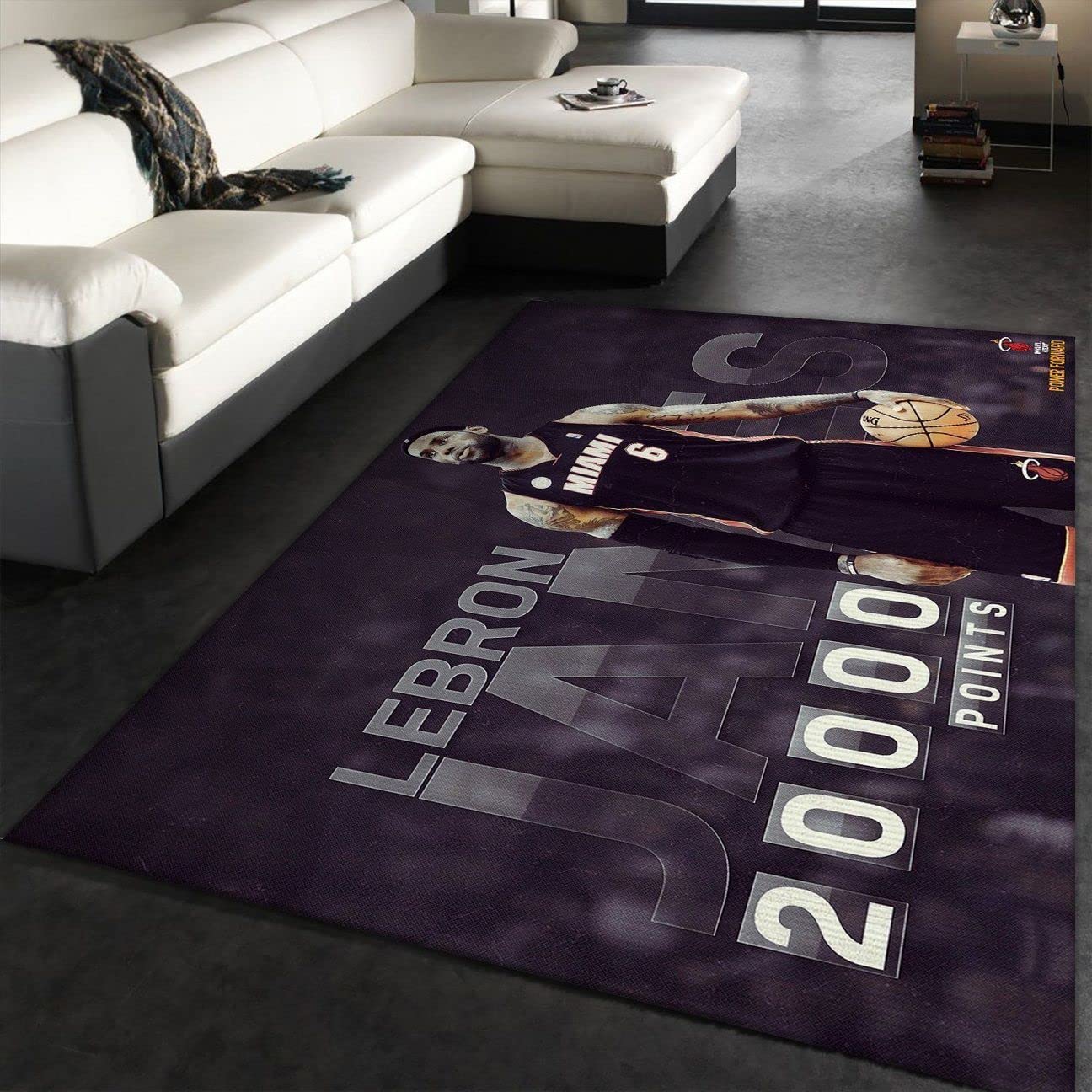 Basketball Sports Rug - Non-Slip Area Carpet for Boys & Girls Bedroom, Kids Room Decor, Hypebeast Floor Mat (F108) - Perfect for Game Rooms, Dorm Decor, and Sports Themed Nursery