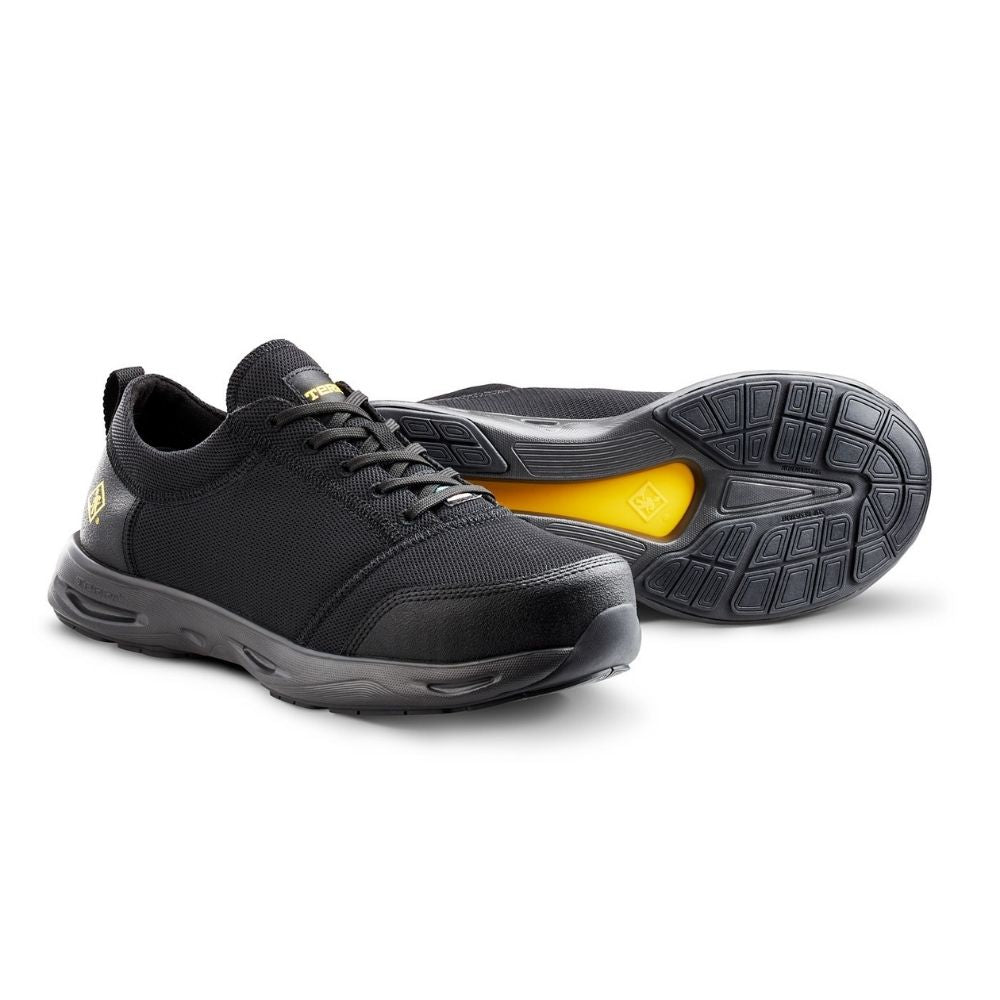 **Terra Litescape Unisex TR0A4NSKBLK Composite Toe Athletic Safety Shoes - Black - Lightweight Work Shoes for Construction, Warehouse & Industrial Use**
